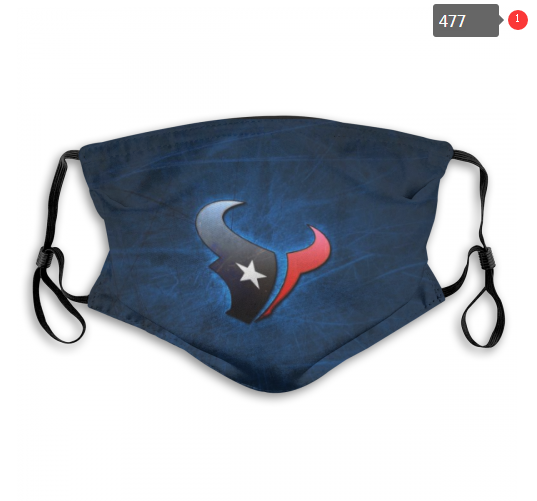 NFL Houston Texans #9 Dust mask with filter->nfl dust mask->Sports Accessory
